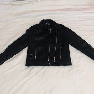 Top shop womens leather jacket